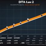 **Image:** A Dota 2 replay timeline showing key moments and critical fights. The timeline should be detailed, with icons representing lane dynamics, ward placements, and item timings. Focus on the early game with visible fluctuations in the graph of net worth and experience of heroes.
    **Style:** Clean, informative visualization similar to in-game replay interfaces, bright, digital art.