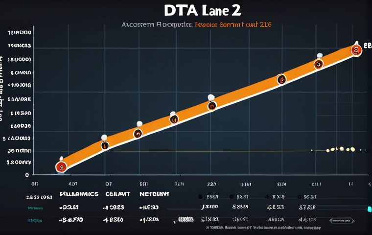 **Image:** A Dota 2 replay timeline showing key moments and critical fights. The timeline should be detailed, with icons representing lane dynamics, ward placements, and item timings. Focus on the early game with visible fluctuations in the graph of net worth and experience of heroes.
**Style:** Clean, informative visualization similar to in-game replay interfaces, bright, digital art.