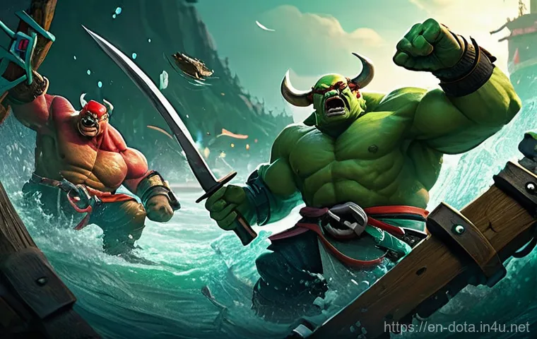 도타2 아케이드 게임 추천 - **Dota Auto Chess: Strategic Board Battle**
    An intricate, isometric view of a magical chessboard...