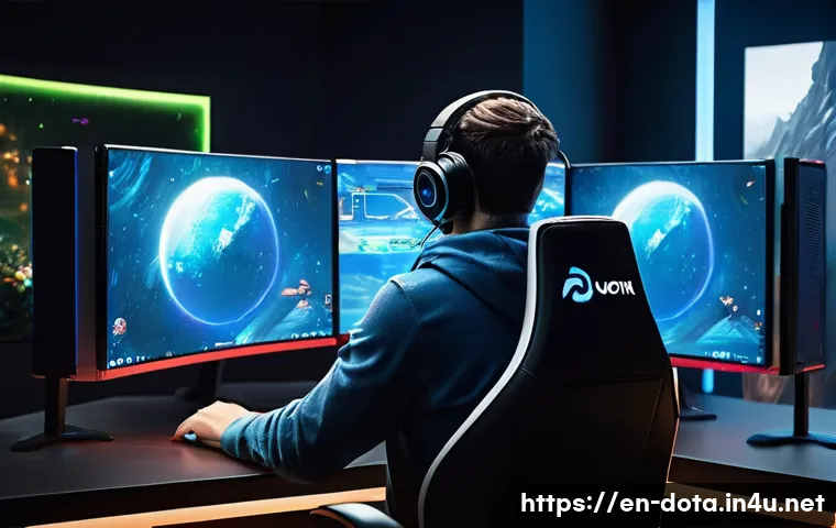 도타2 튜토리얼 진행법 - **Initial Confusion and Learning the UI:**
    A young adult, with a slightly bewildered but determi...